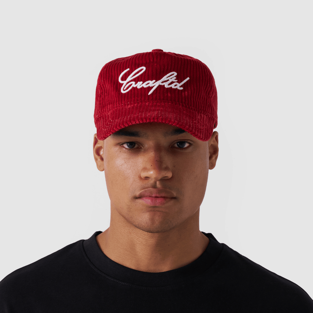 Signature Hat - Cord (Red)