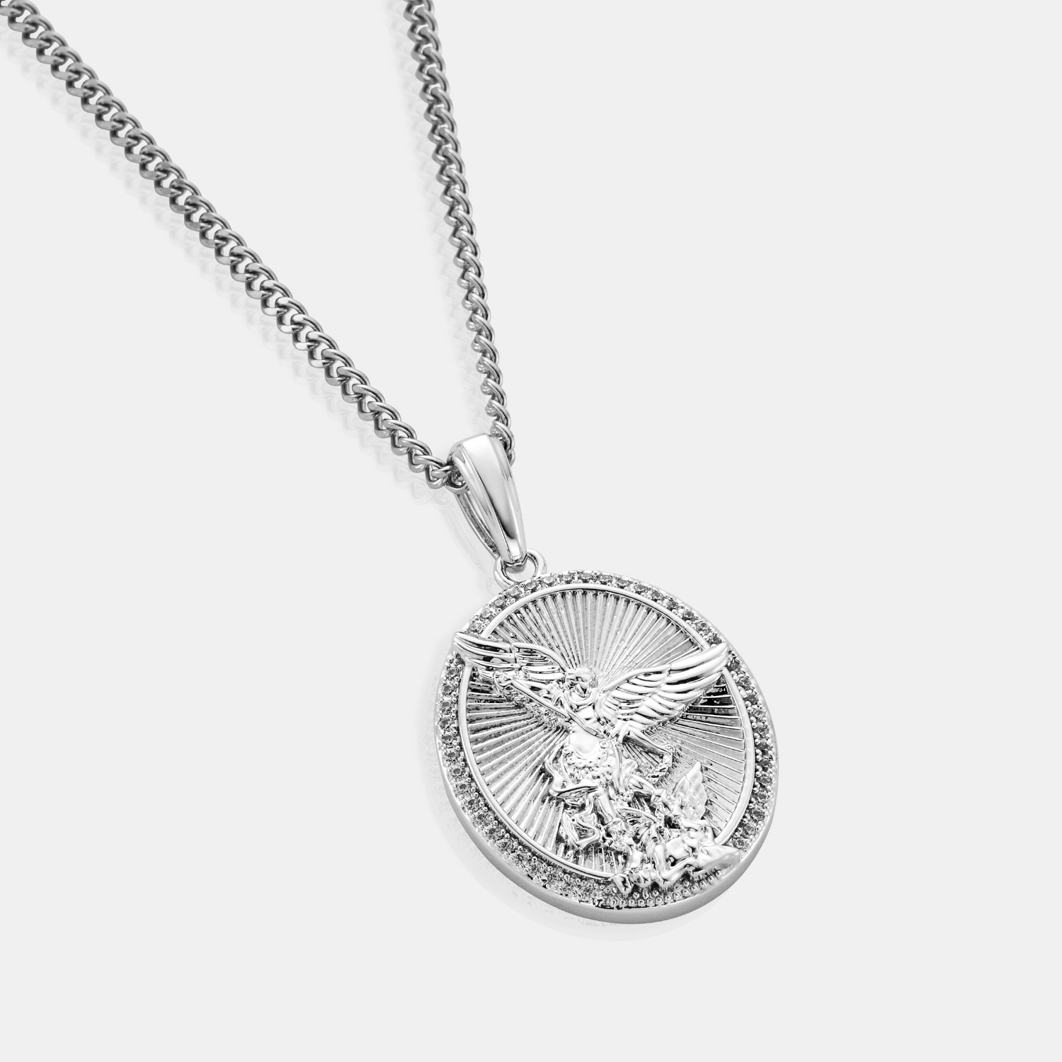 Iced St Michael (Silver)