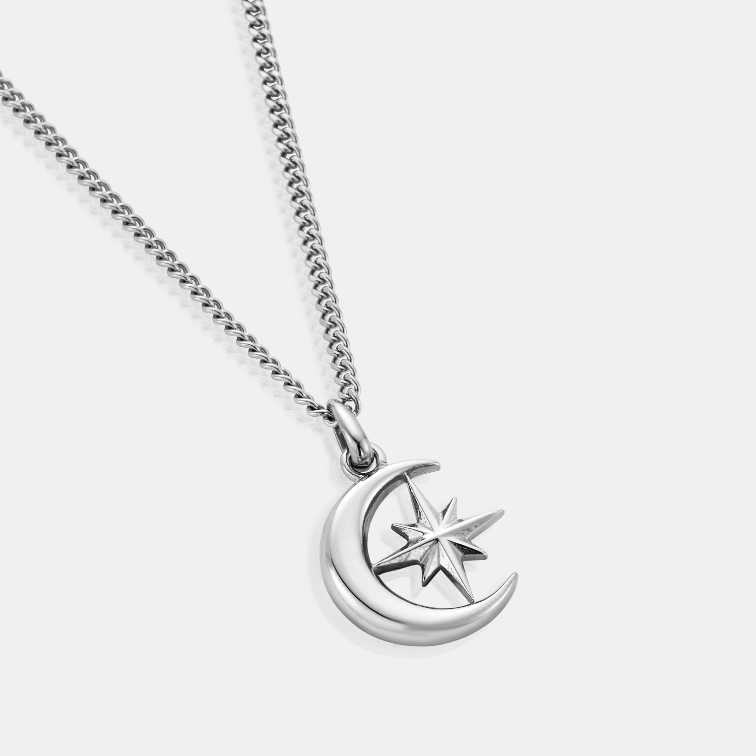 Moon & Star (Silver)